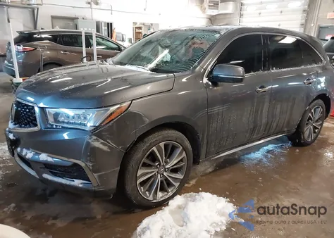 2018 Acura Mdx Technology Package Acurawatch Plus Pkg из США, поврежденный, VIN 5J8YD4H54JL025824